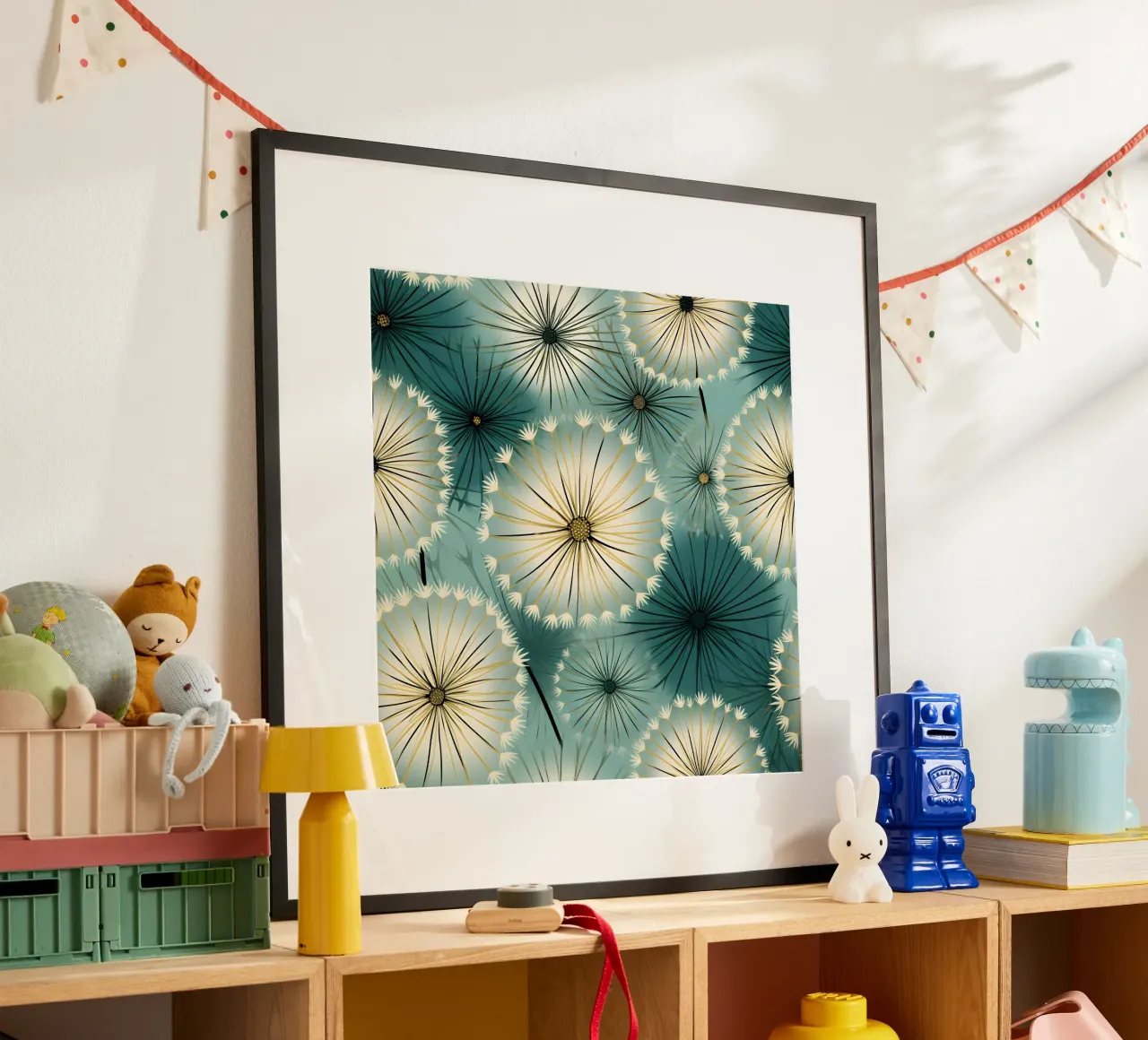 Soft Dandelions hahnemühle by Botanical Pattern House