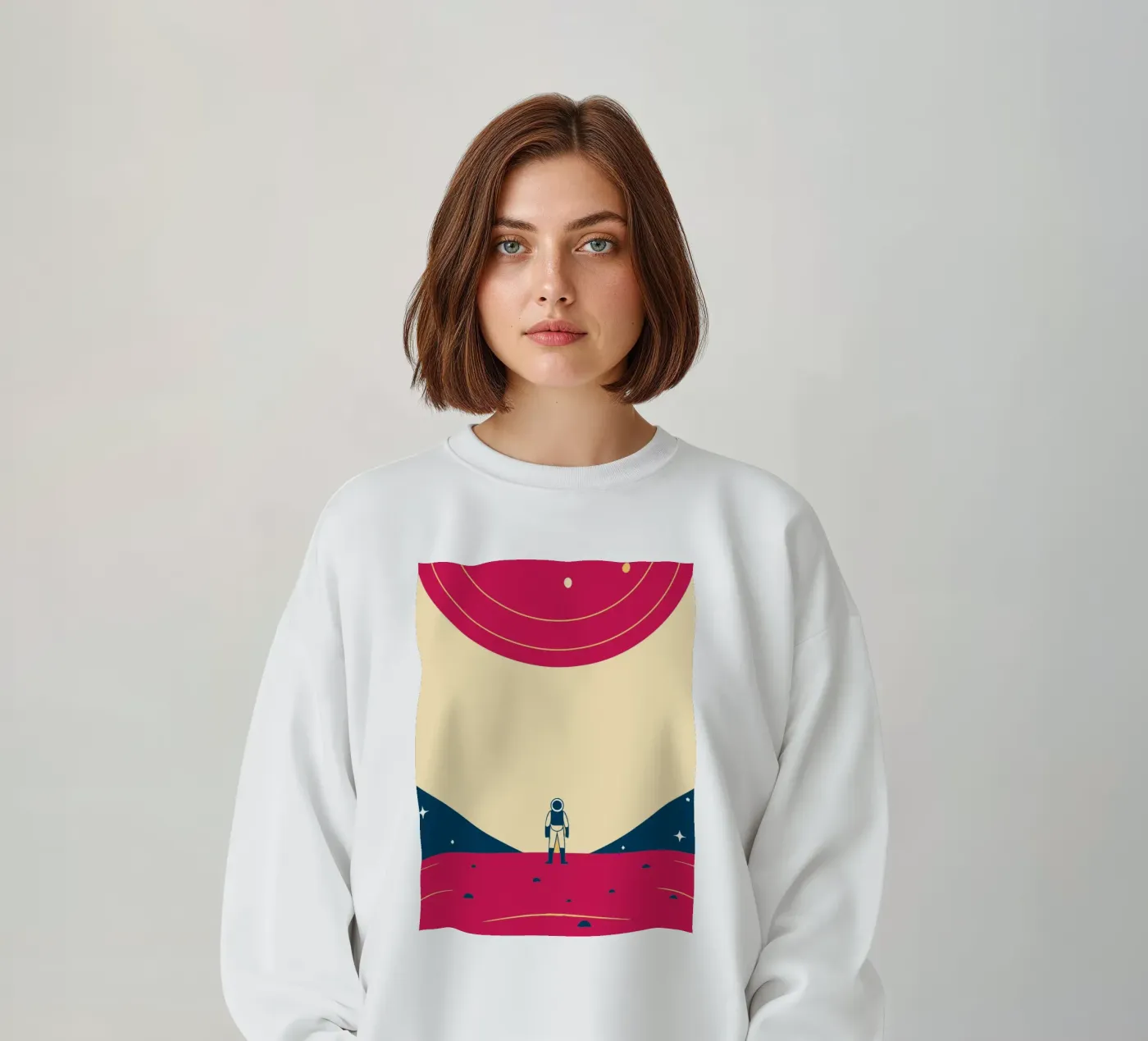 Outer space sweatshirt by TODAY'S SHOP