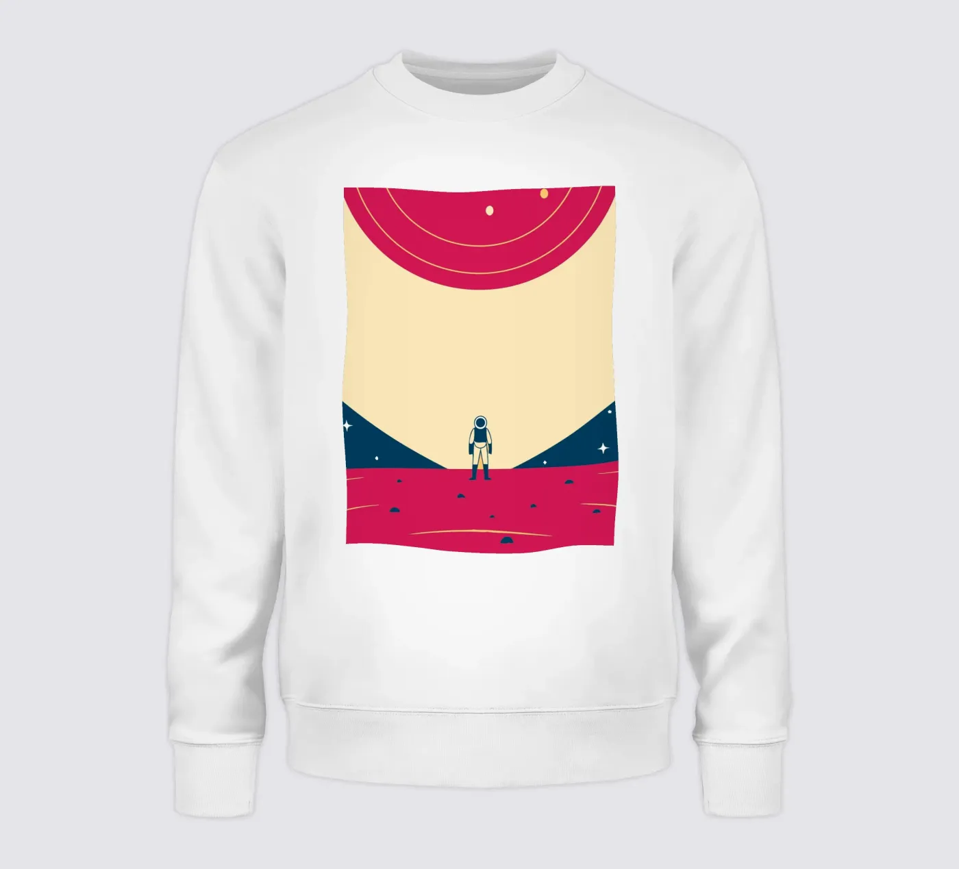 Outer space sweatshirt by TODAY'S SHOP