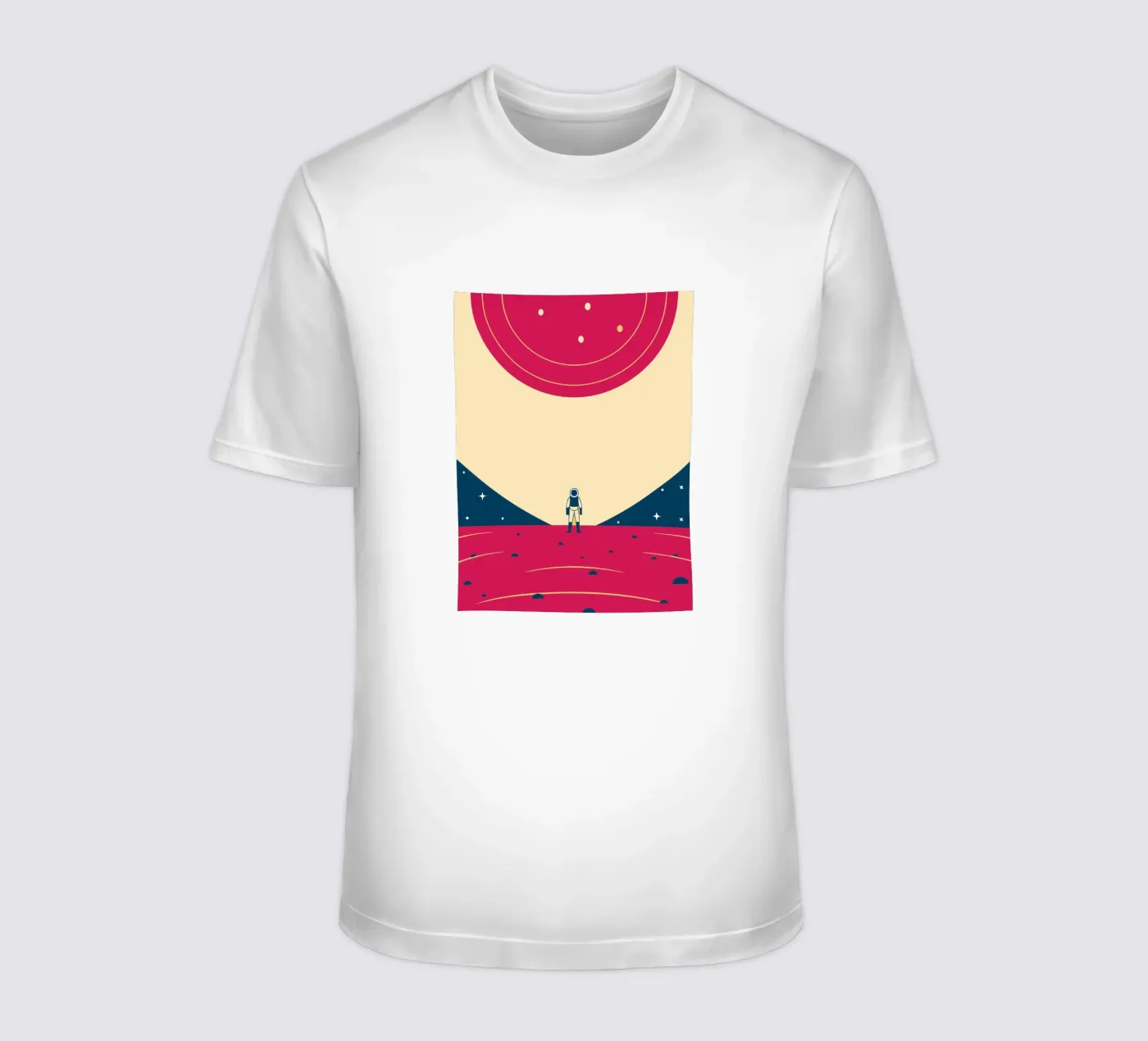 Outer space t-shirt by TODAY'S SHOP