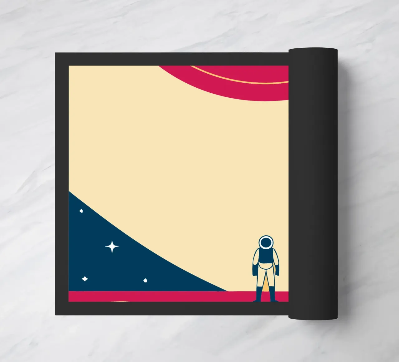 Outer space doormat by TODAY'S SHOP