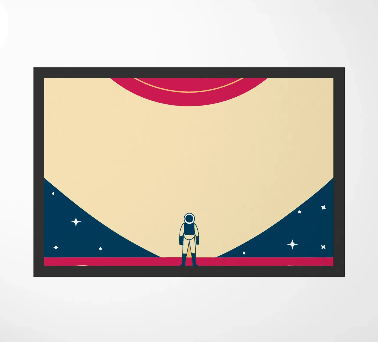 Outer space doormat by TODAY'S SHOP