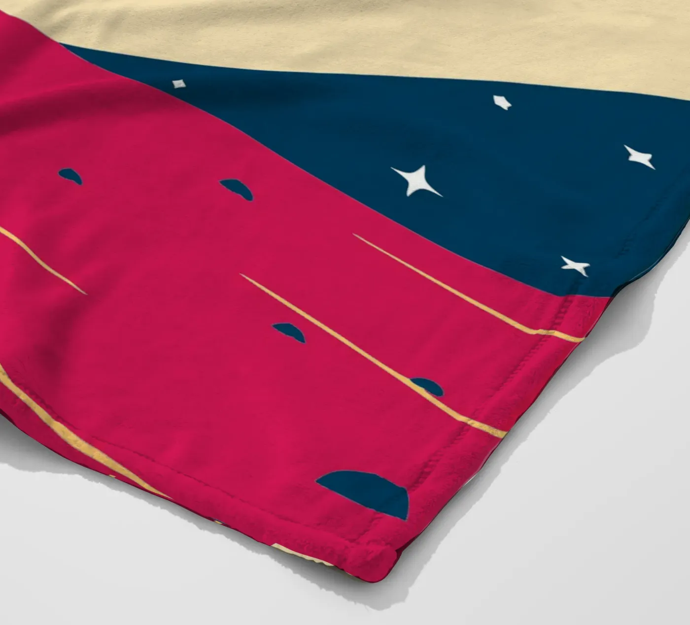 Outer space plaid polaire de TODAY'S SHOP