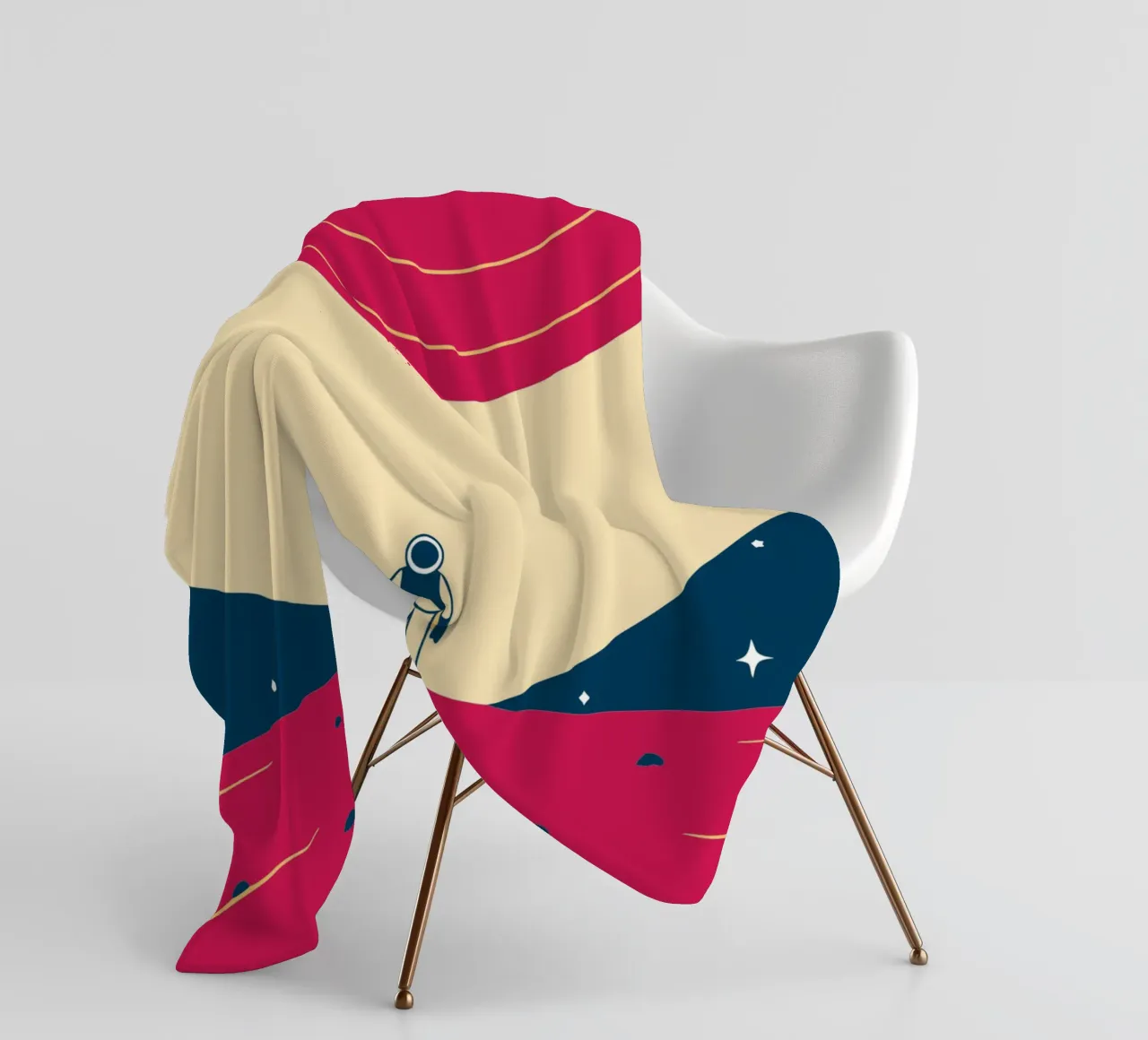 Der Weltraum Fleecedecke von TODAY'S SHOP