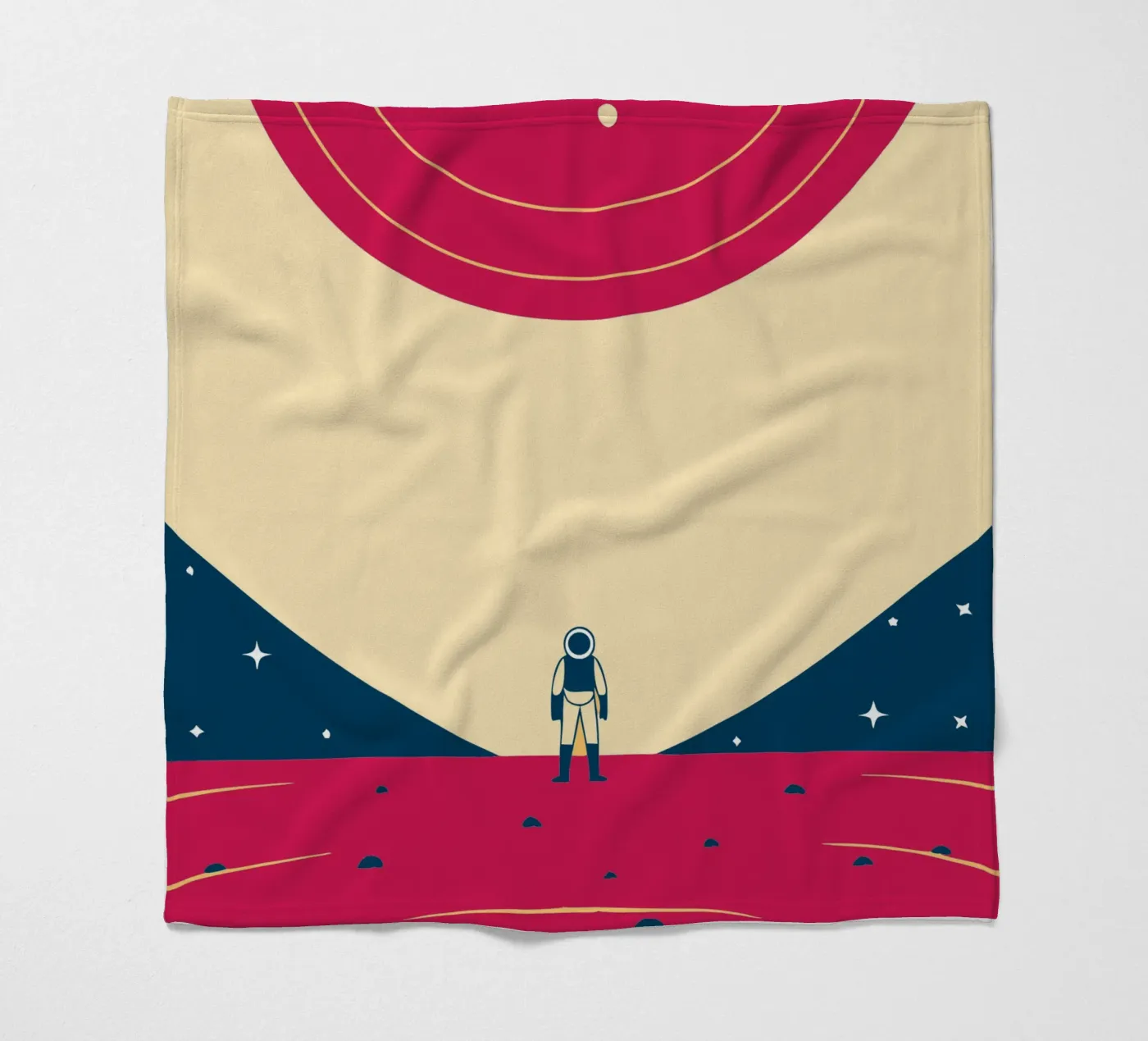 Outer space plaid polaire de TODAY'S SHOP