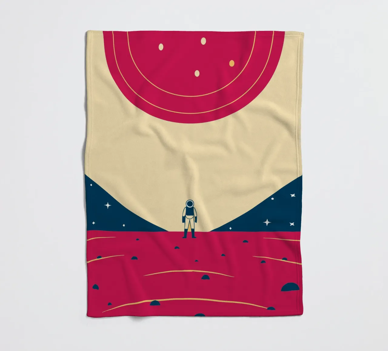 Der Weltraum Fleecedecke von TODAY'S SHOP