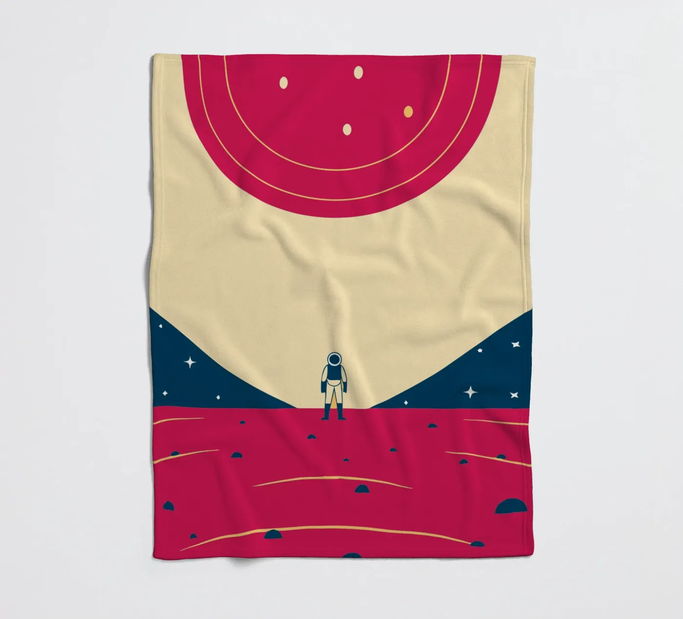 Outer space plaid polaire de TODAY'S SHOP