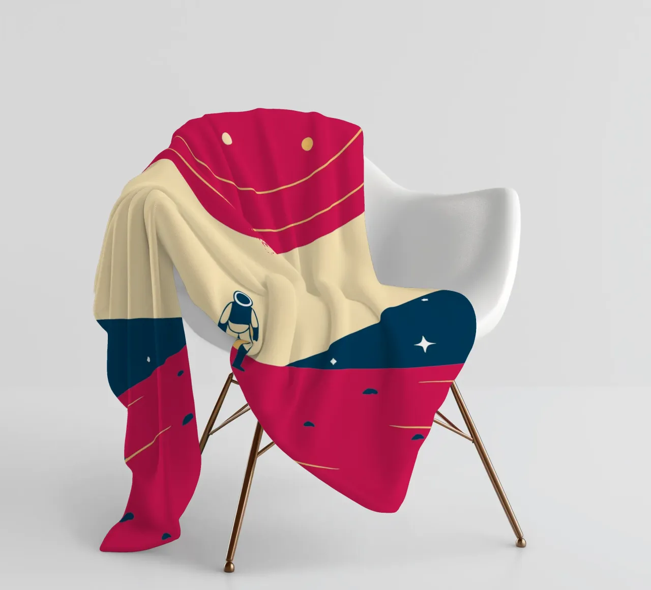 Der Weltraum Fleecedecke von TODAY'S SHOP