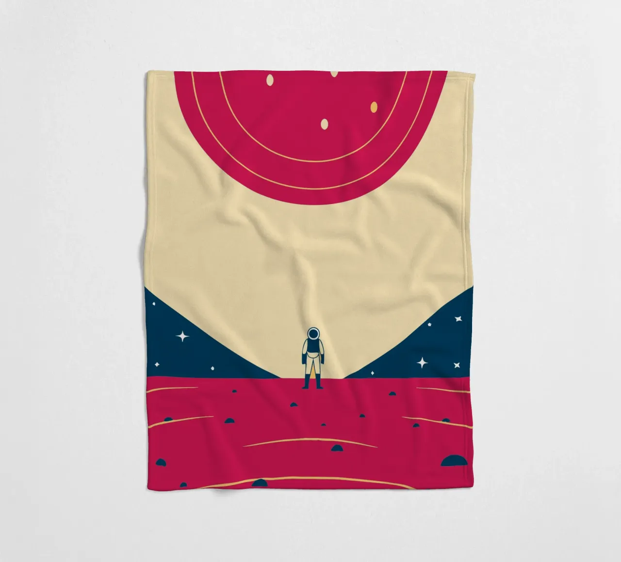 Der Weltraum Fleecedecke von TODAY'S SHOP