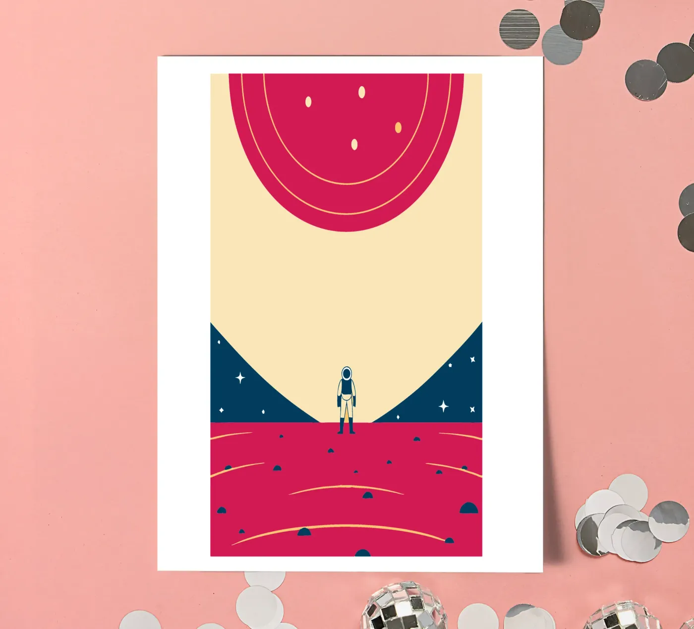 Outer space sticker sheet by TODAY'S SHOP