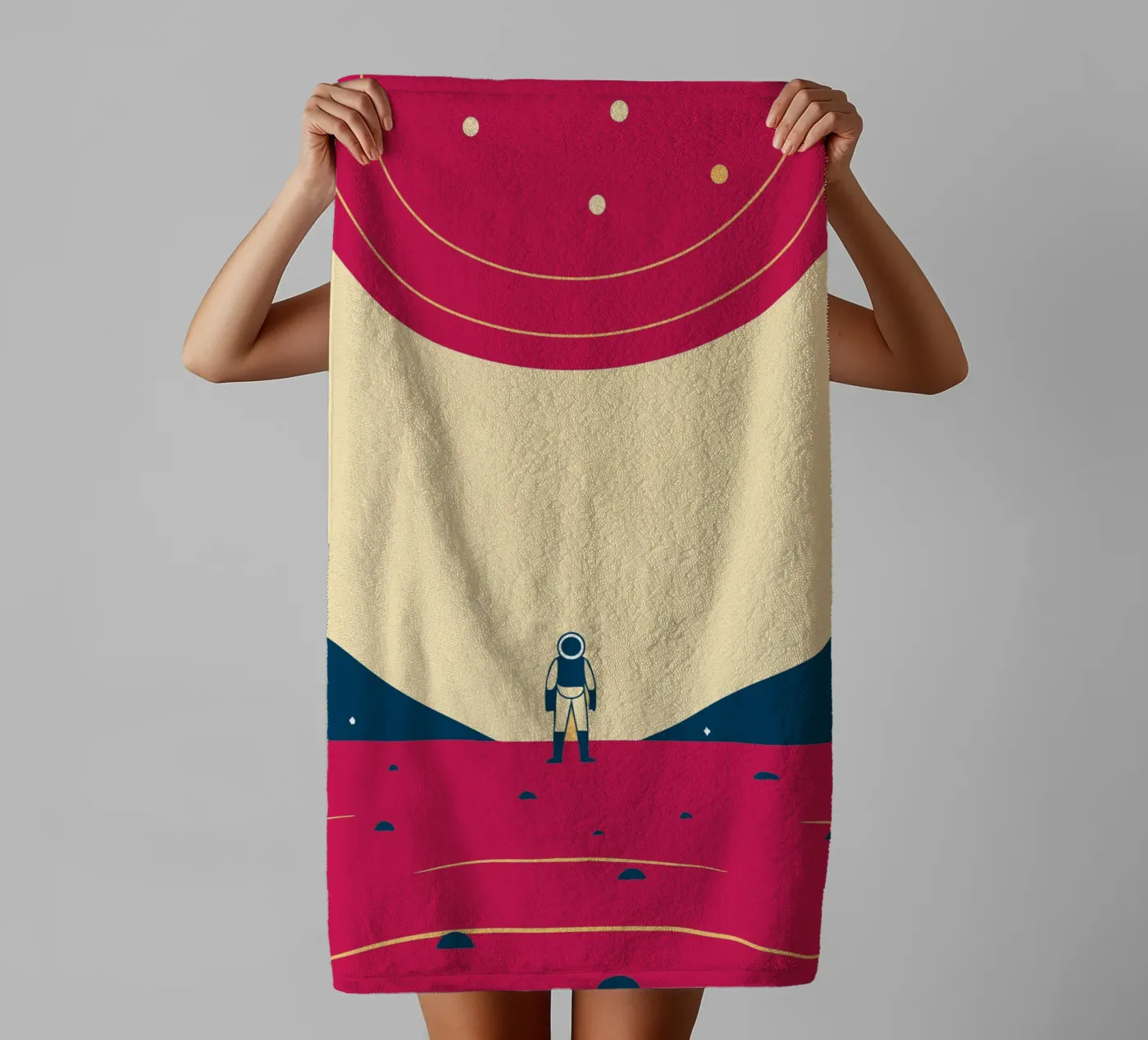 Outer space badhanddoek van TODAY'S SHOP