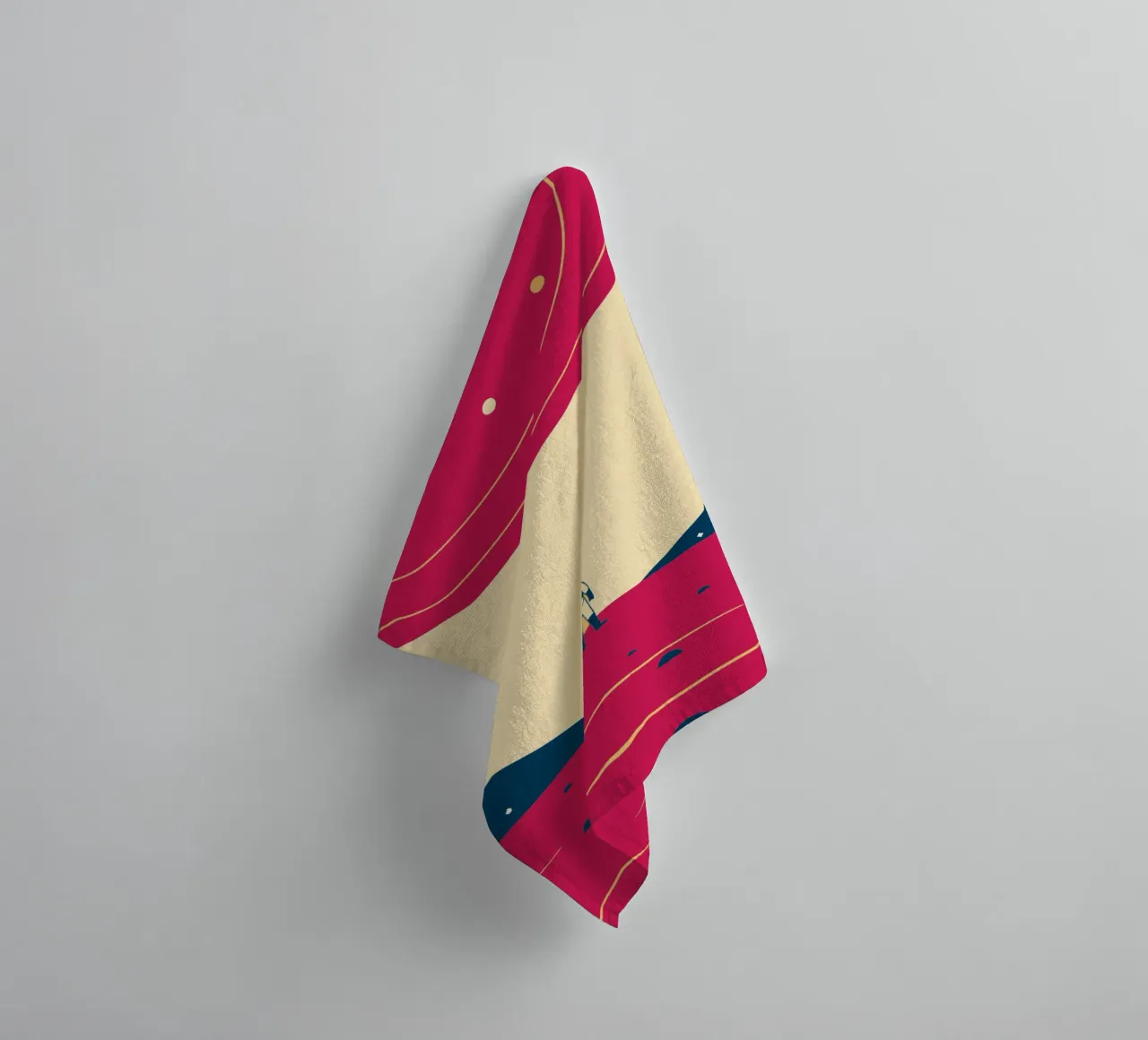 Outer space towel by TODAY'S SHOP