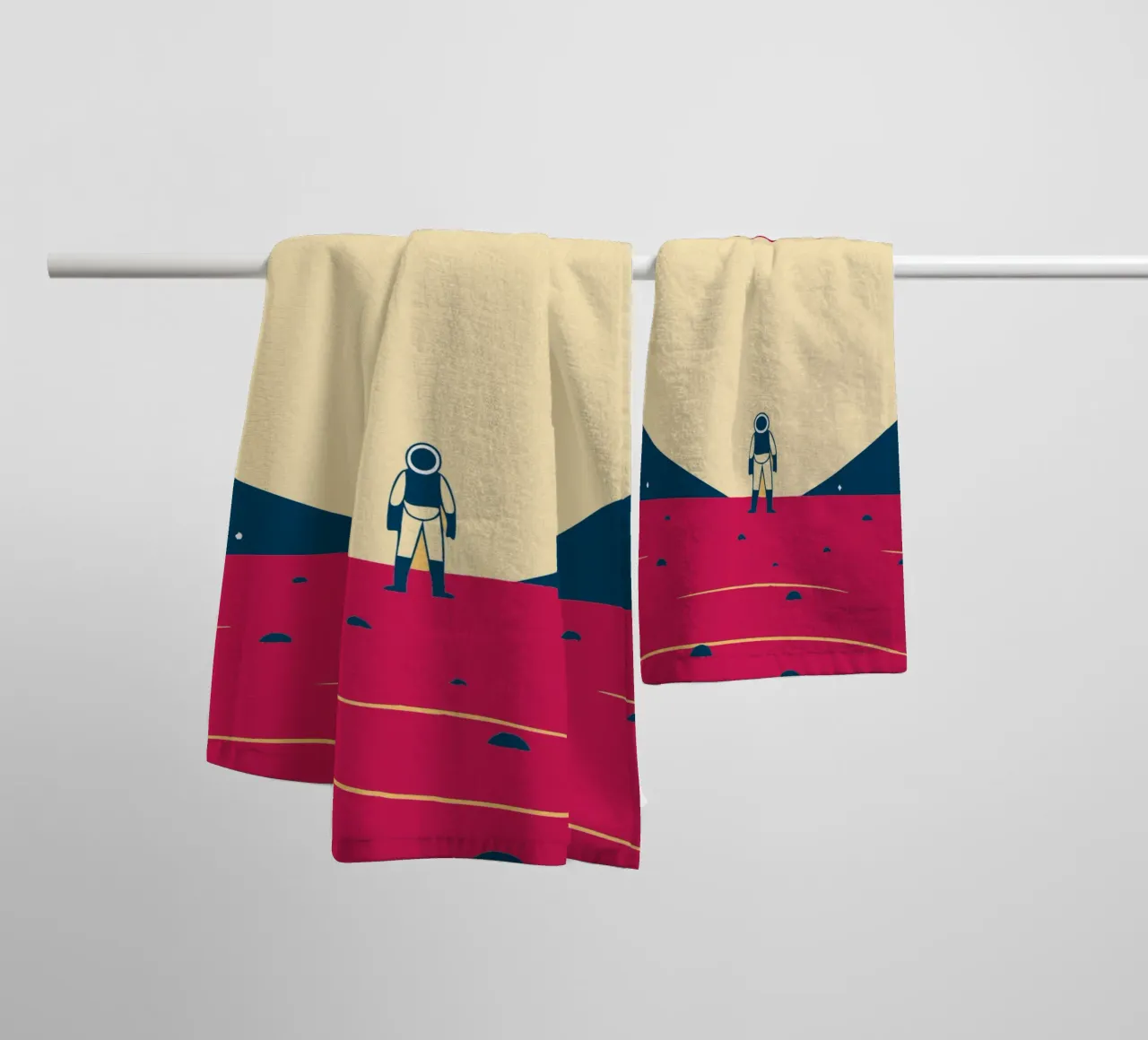 Outer space towel by TODAY'S SHOP