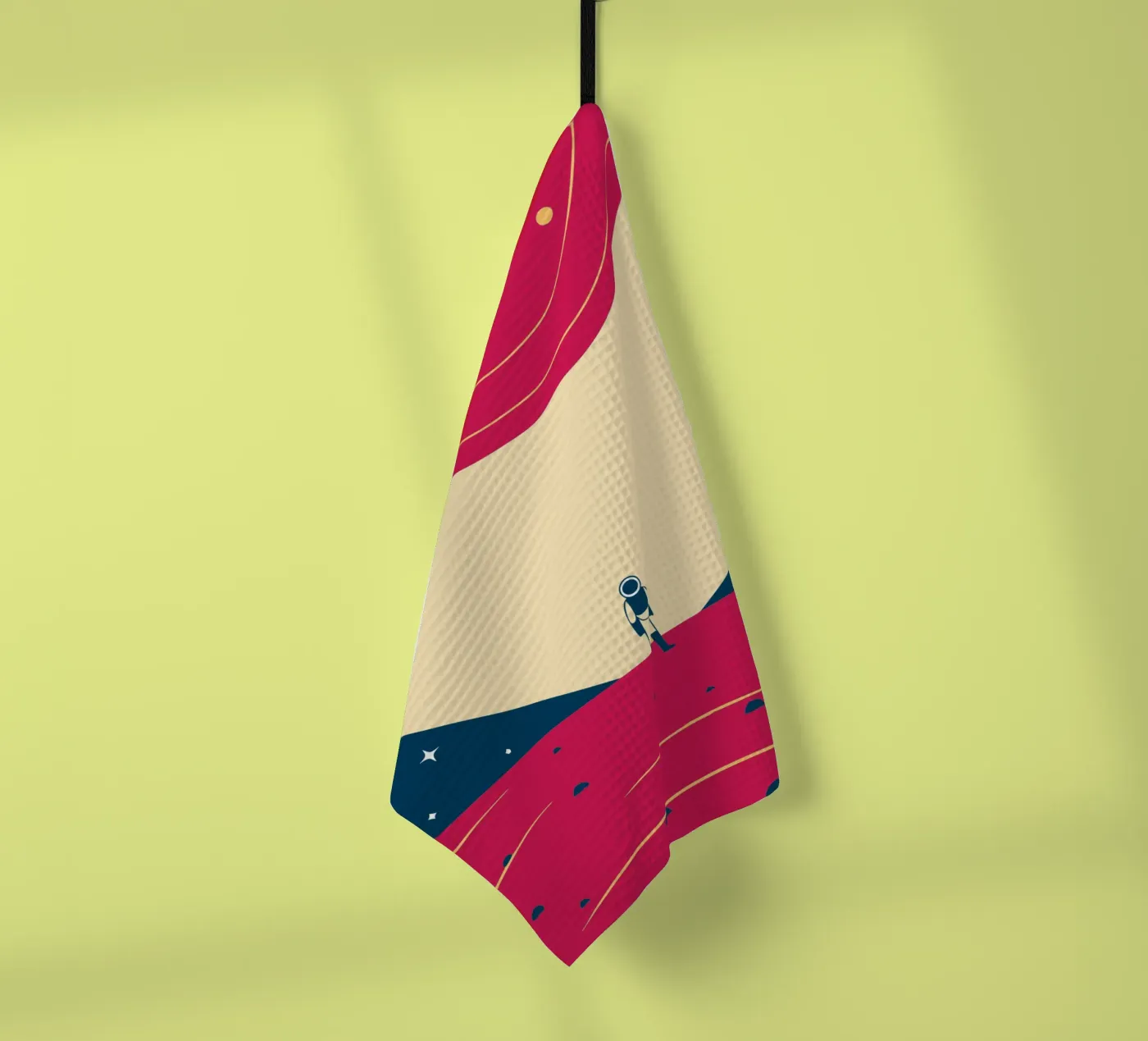 Outer space tea towel by TODAY'S SHOP