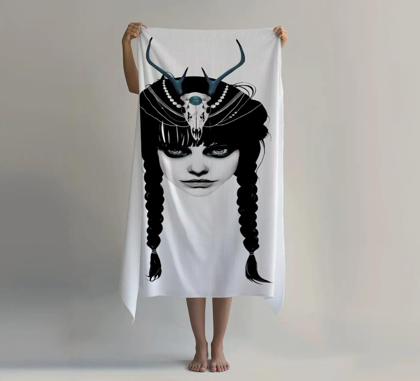 Wakeful Warrior strandhanddoek van Ruben Ireland