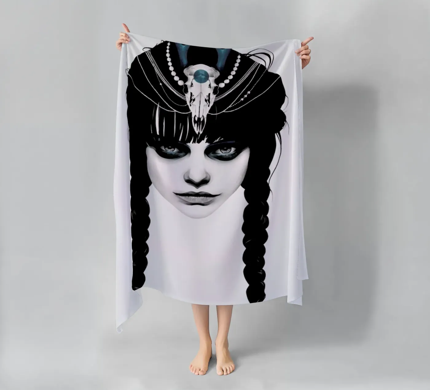 Wakeful Warrior strandhanddoek van Ruben Ireland
