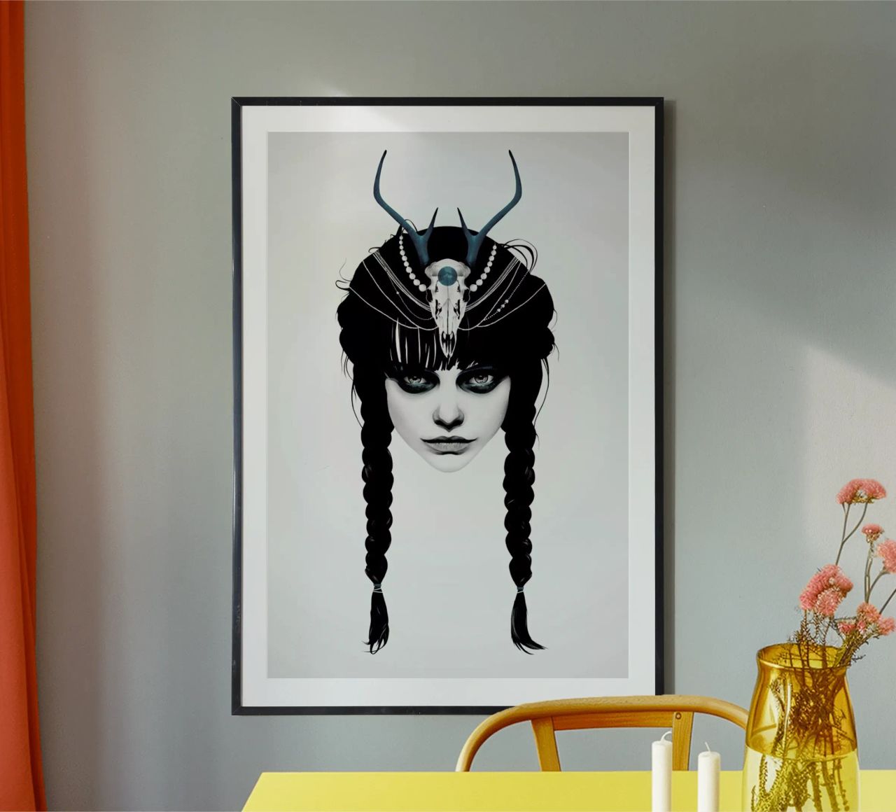 Wakeful Warrior poster by Ruben Ireland