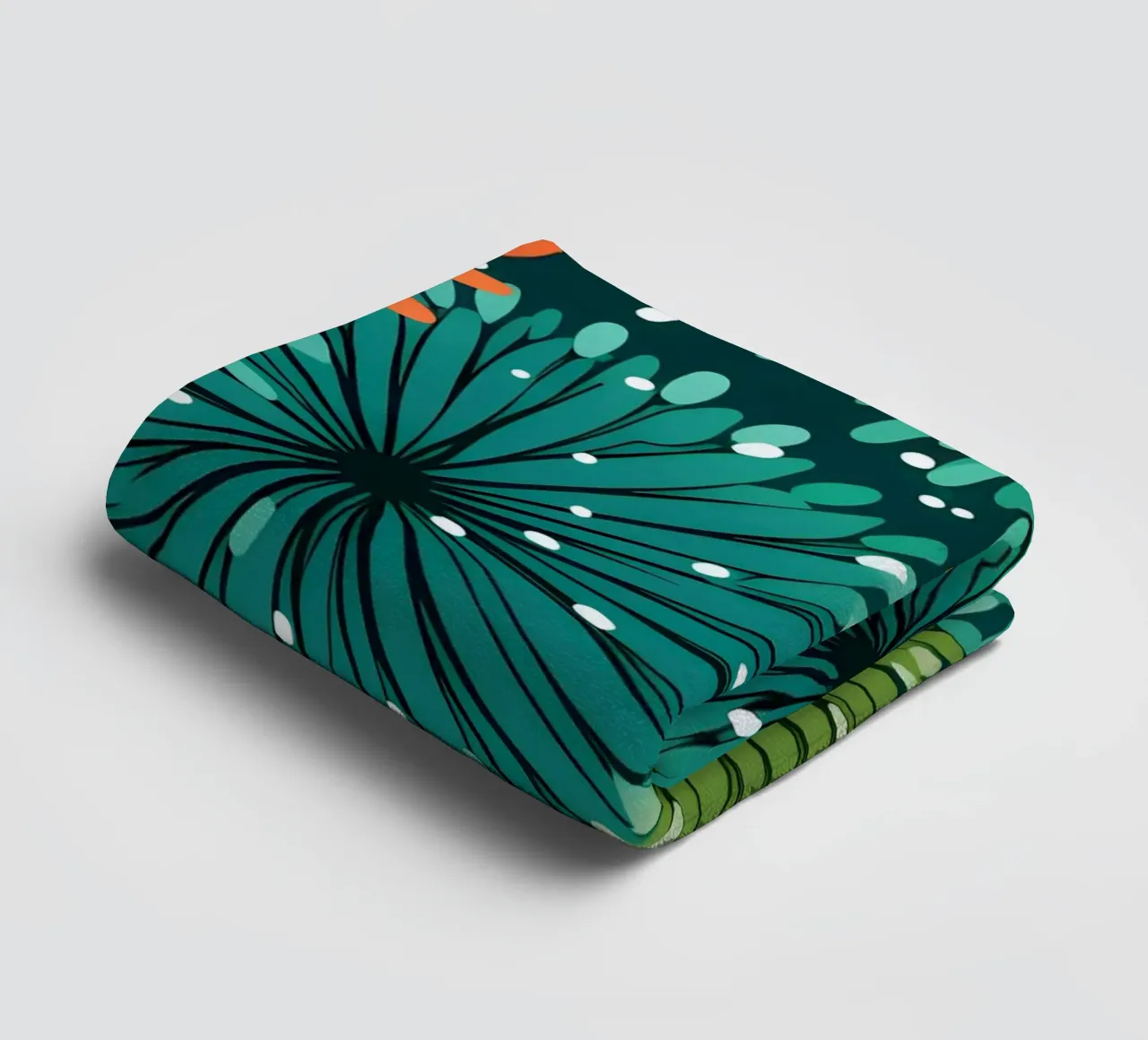 Starlit Dandelions towel by Botanical Pattern House