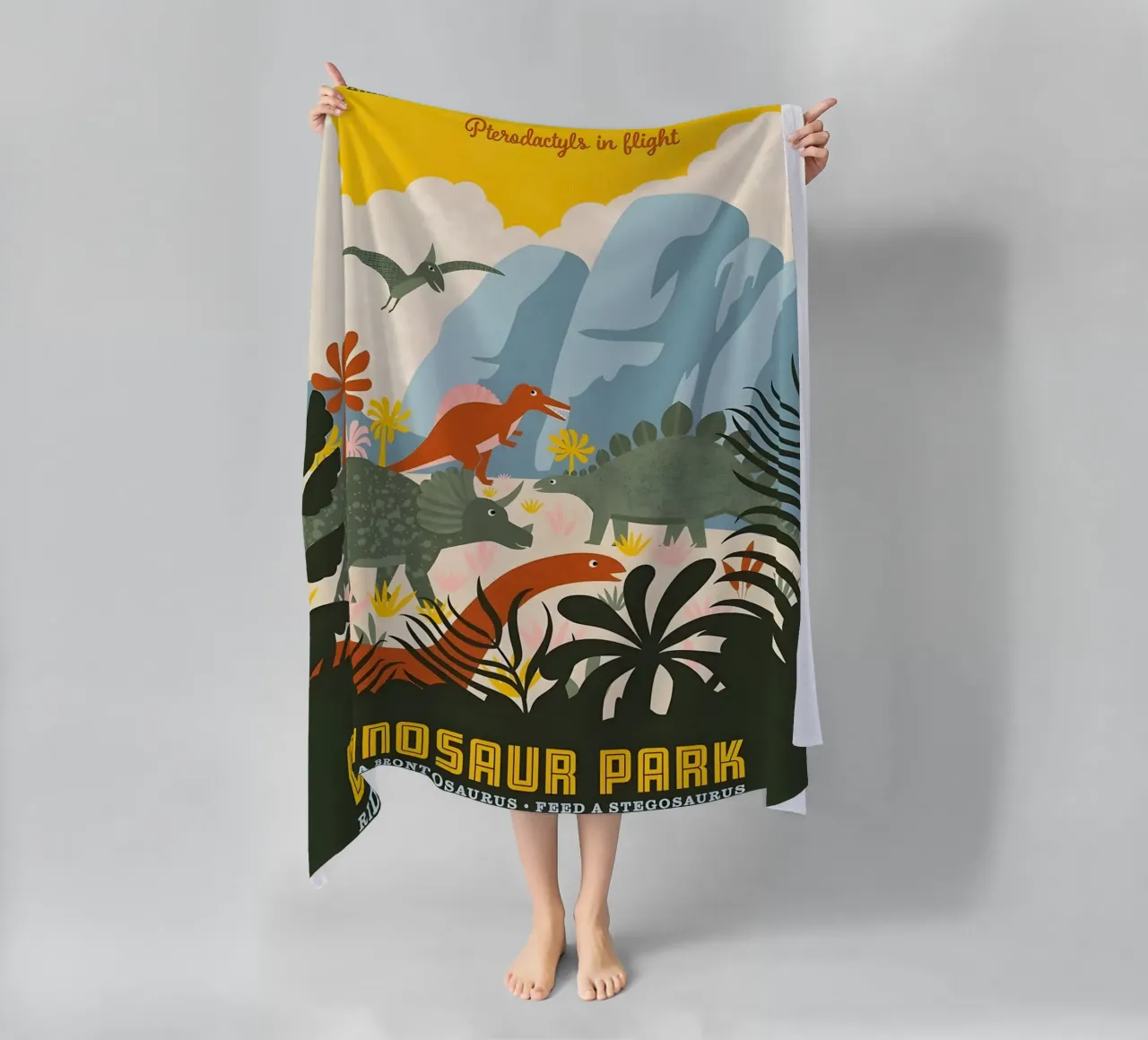 Jurassic Dinosaur Park telo mare da Attaboy Dsgn
