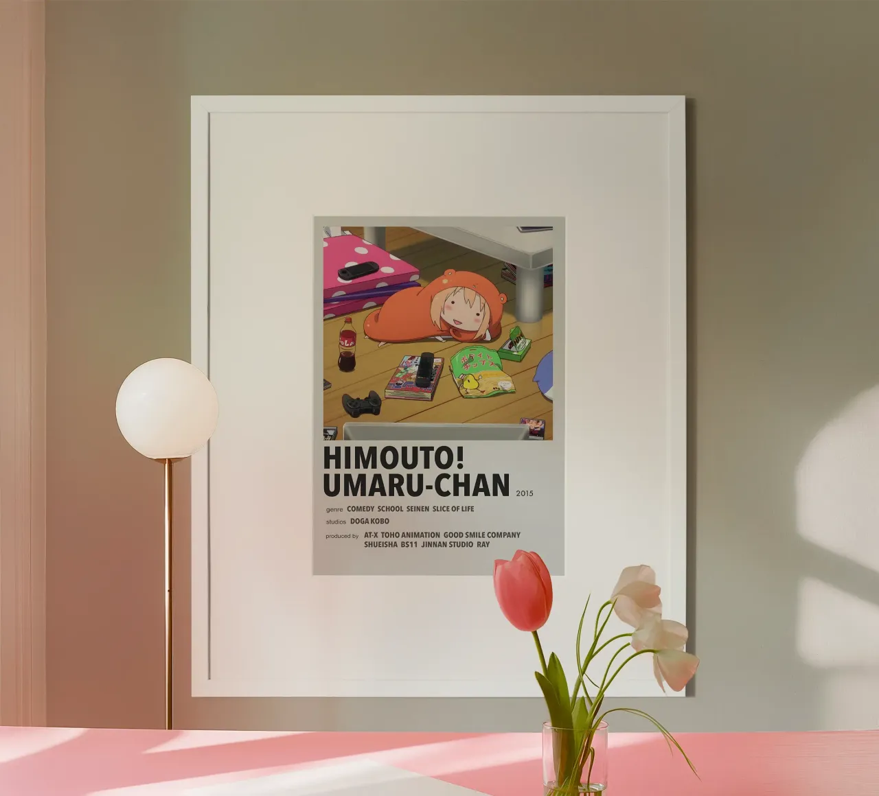 HIMOUTO! UMARU-CHAN  2015 poster con telaio in alluminio da Totoya