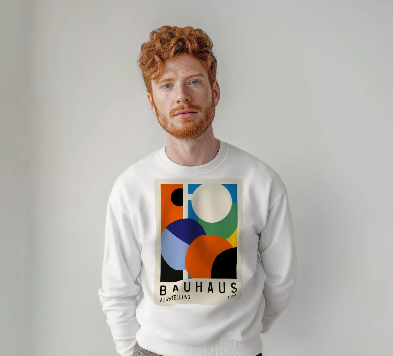 Four colour circles sweatshirt by Piere art Shops
