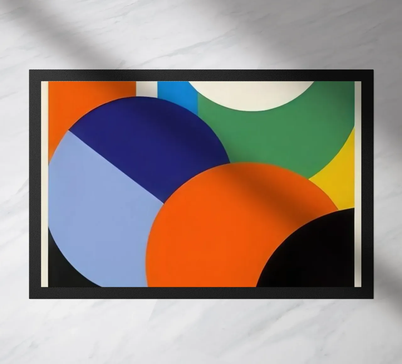 Cerchi a quattro colori zerbino da Piere art Shops