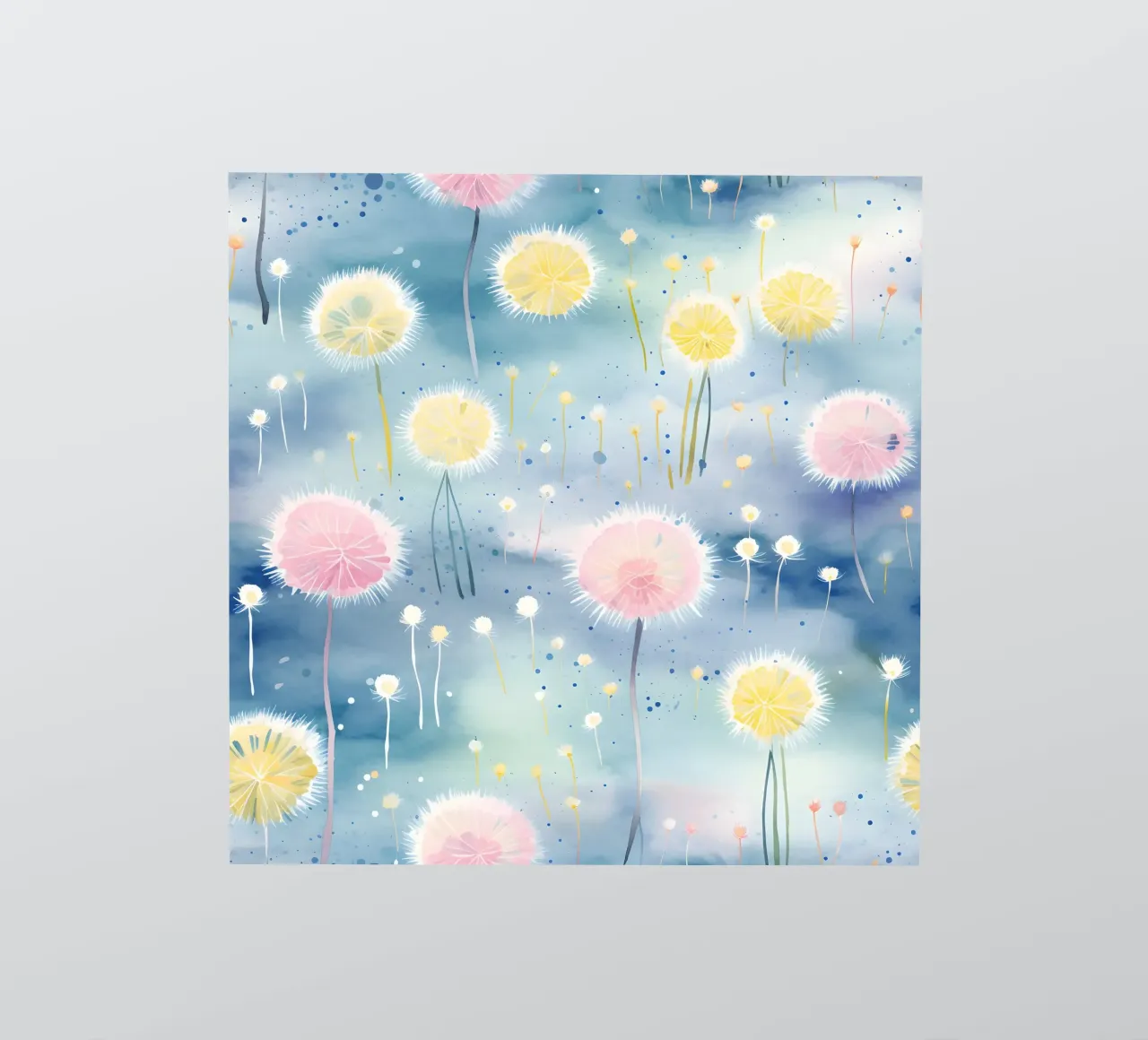 Regenbogen Löwenzahn Sticker von Botanical Pattern House
