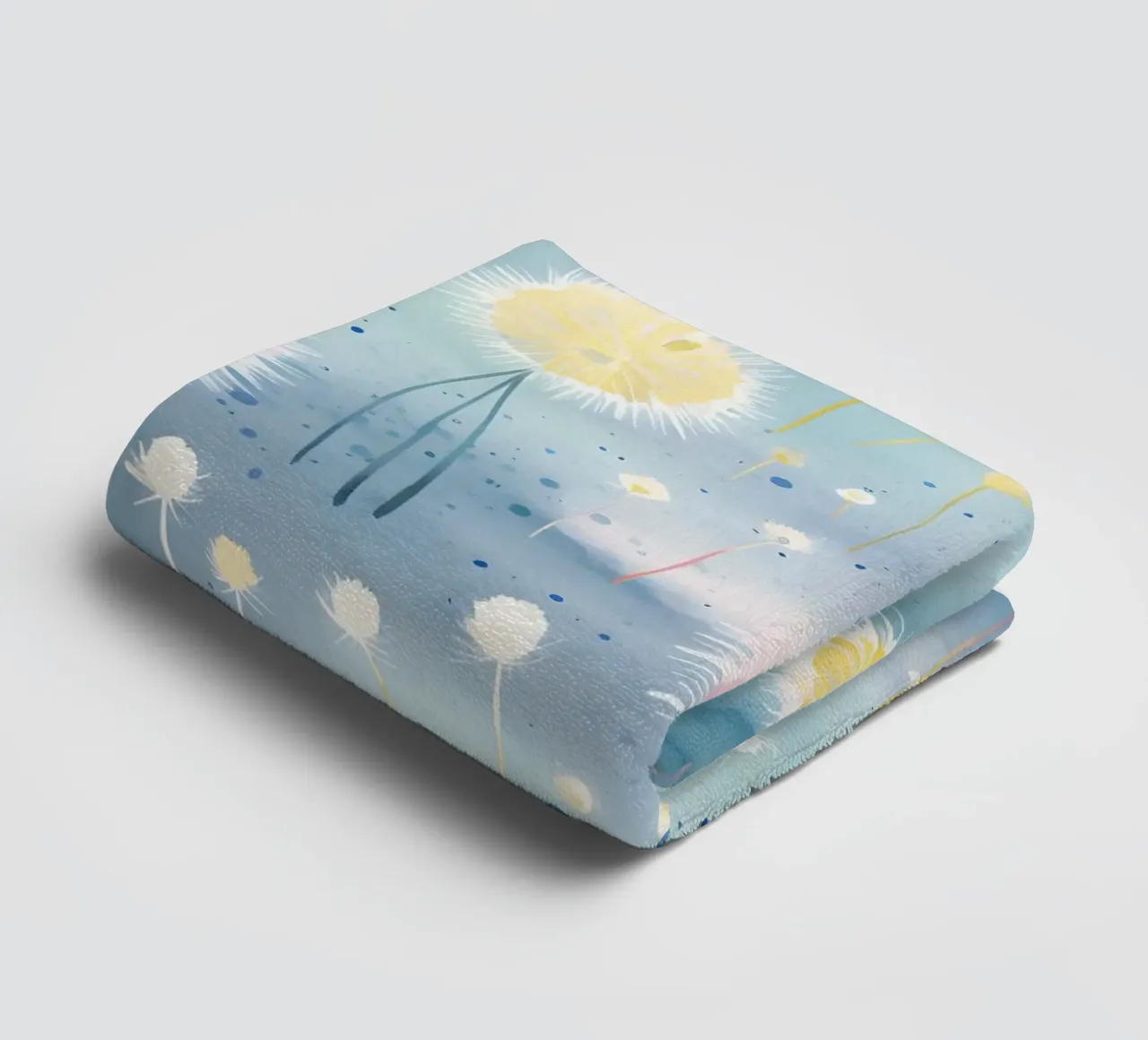 Regenbogen Löwenzahn Handtuch von Botanical Pattern House