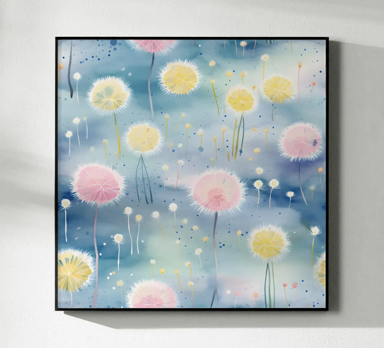 Denti di leone arcobaleno plexiglass da Botanical Pattern House