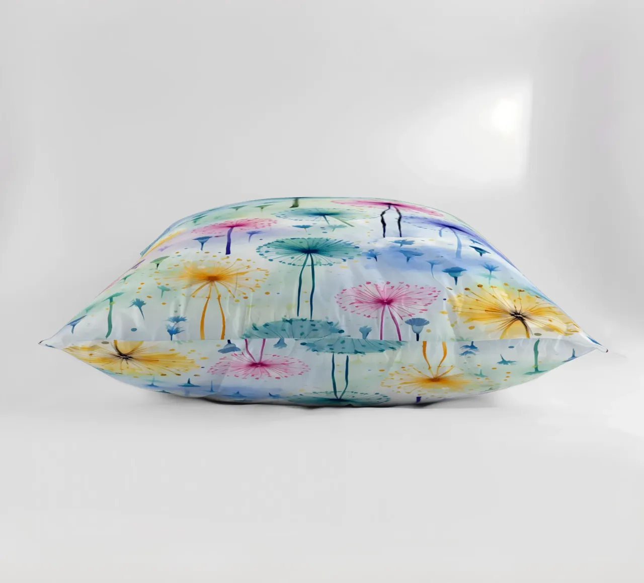 Denti di leone arcobaleno cuscino da Botanical Pattern House
