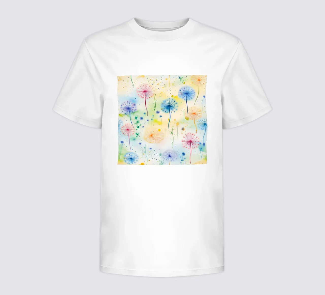 Pissenlits arc-en-ciel t-shirt enfant de Botanical Pattern House