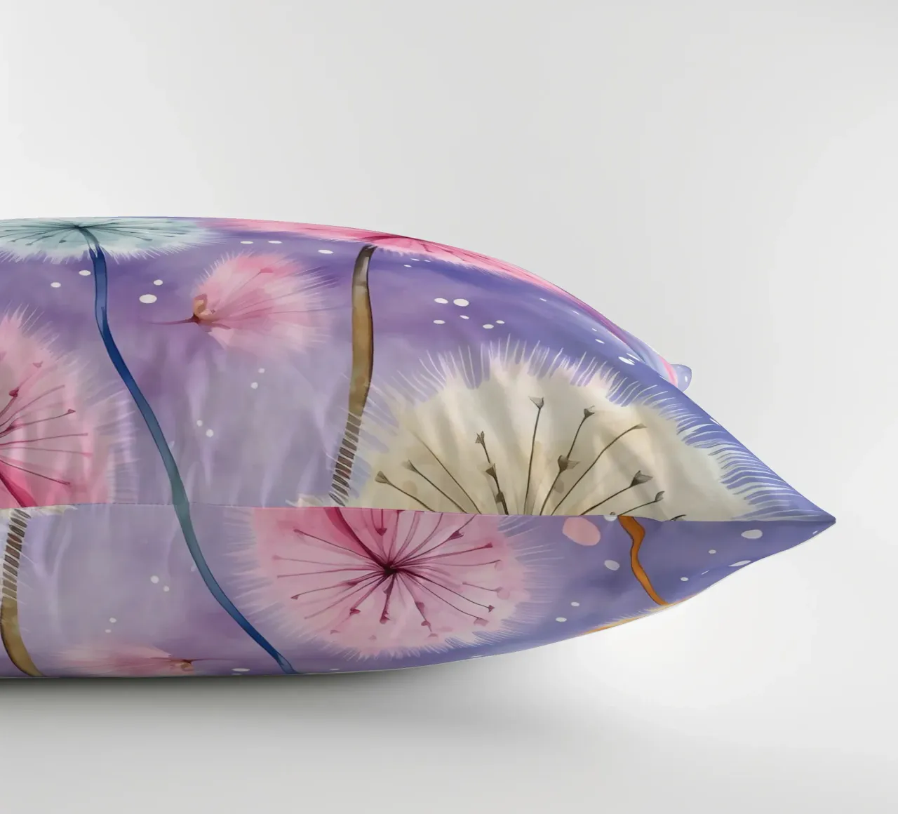 Denti di leone arcobaleno cuscino da Botanical Pattern House
