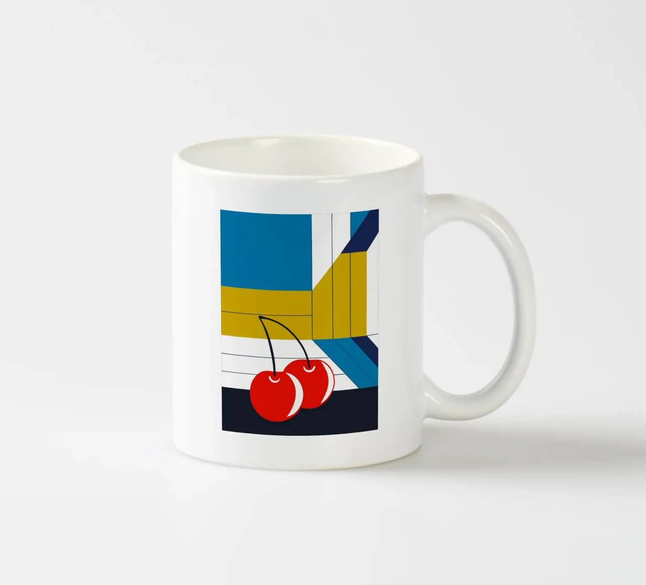 Frutti di ciliegia rossa tazza in ceramica da TODAY'S SHOP