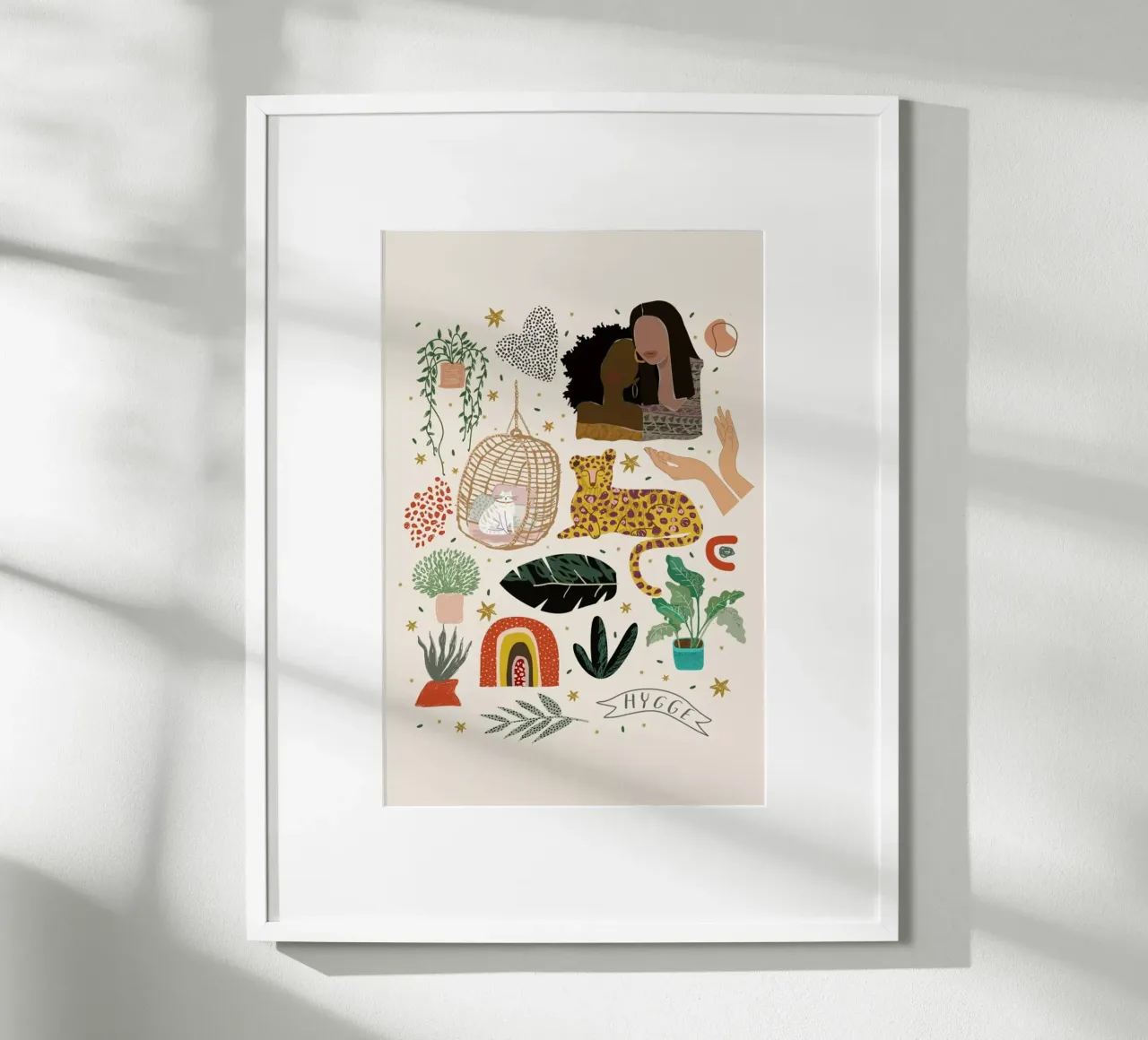 A Millenial World poster with aluminum frame by Pure