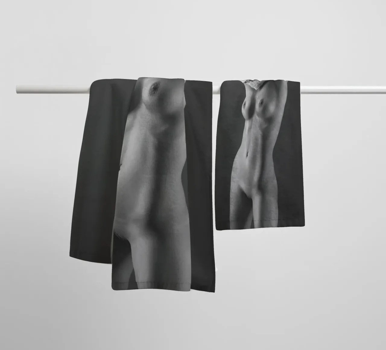 Laura Stripping Mono towel by Dave Hare Photography