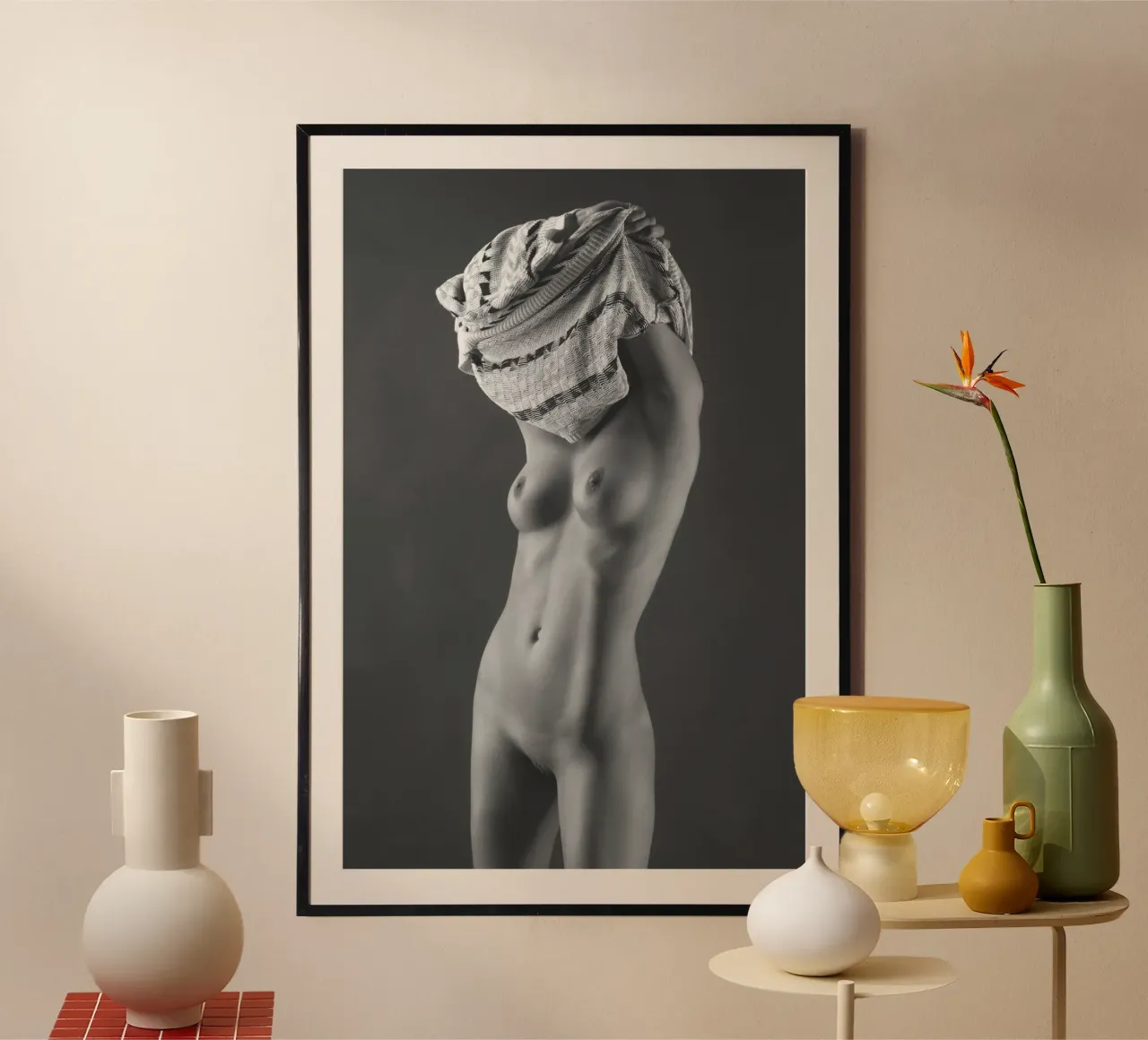 Laura Stripping Mono poster da Dave Hare Photography