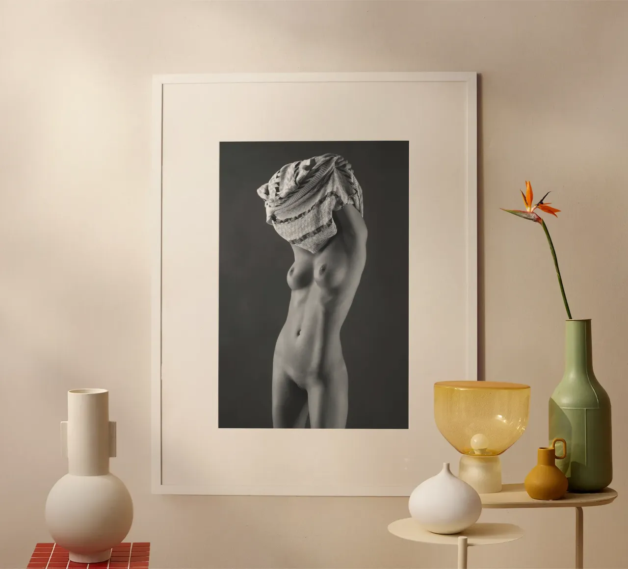 Laura Stripping Mono poster da Dave Hare Photography