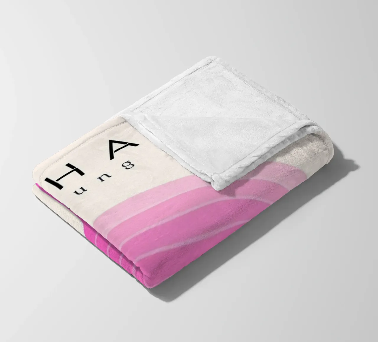 Mezza rosa Elips coperta in pile da Piere art Shops
