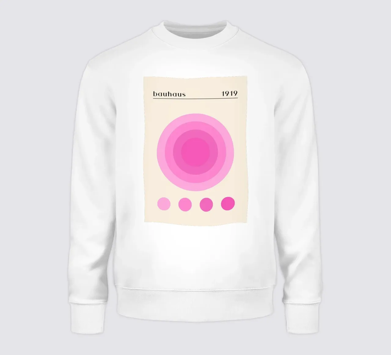 Cerchio rosa felpa da Piere art Shops