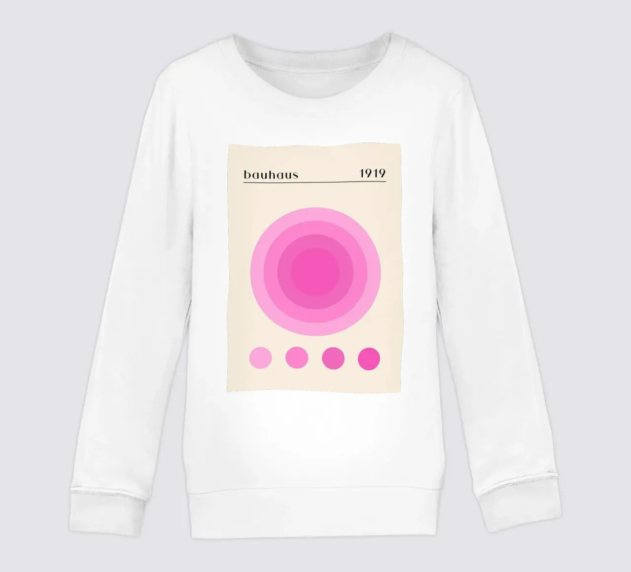 Pink Circle kids sweatshirt by Piere art Shops
