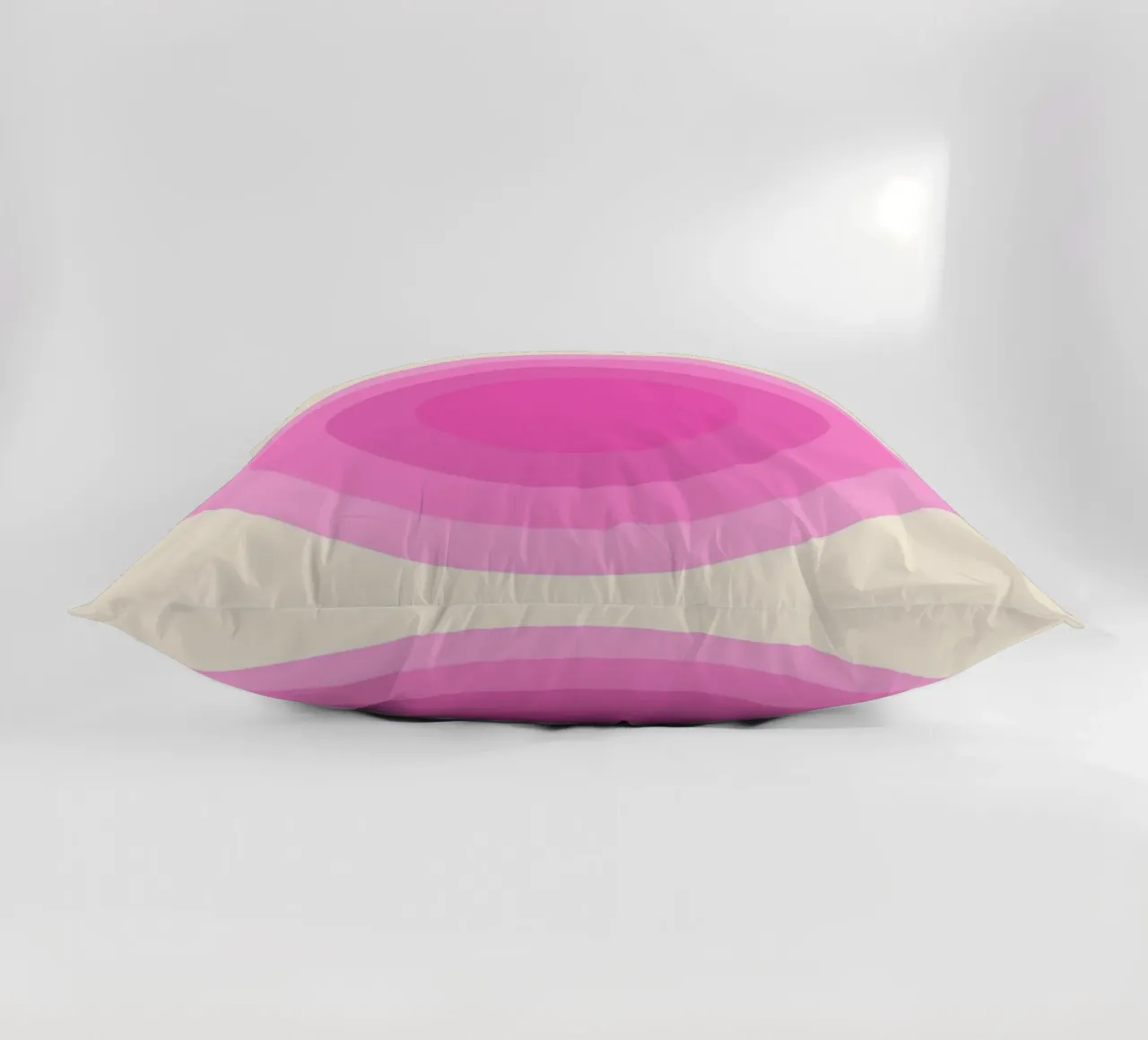 Pink Circle decorative cushion by Piere art Shops