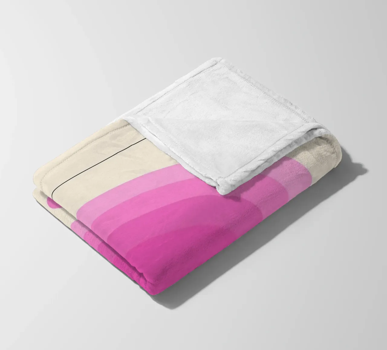 Cerchio rosa coperta in pile da Piere art Shops