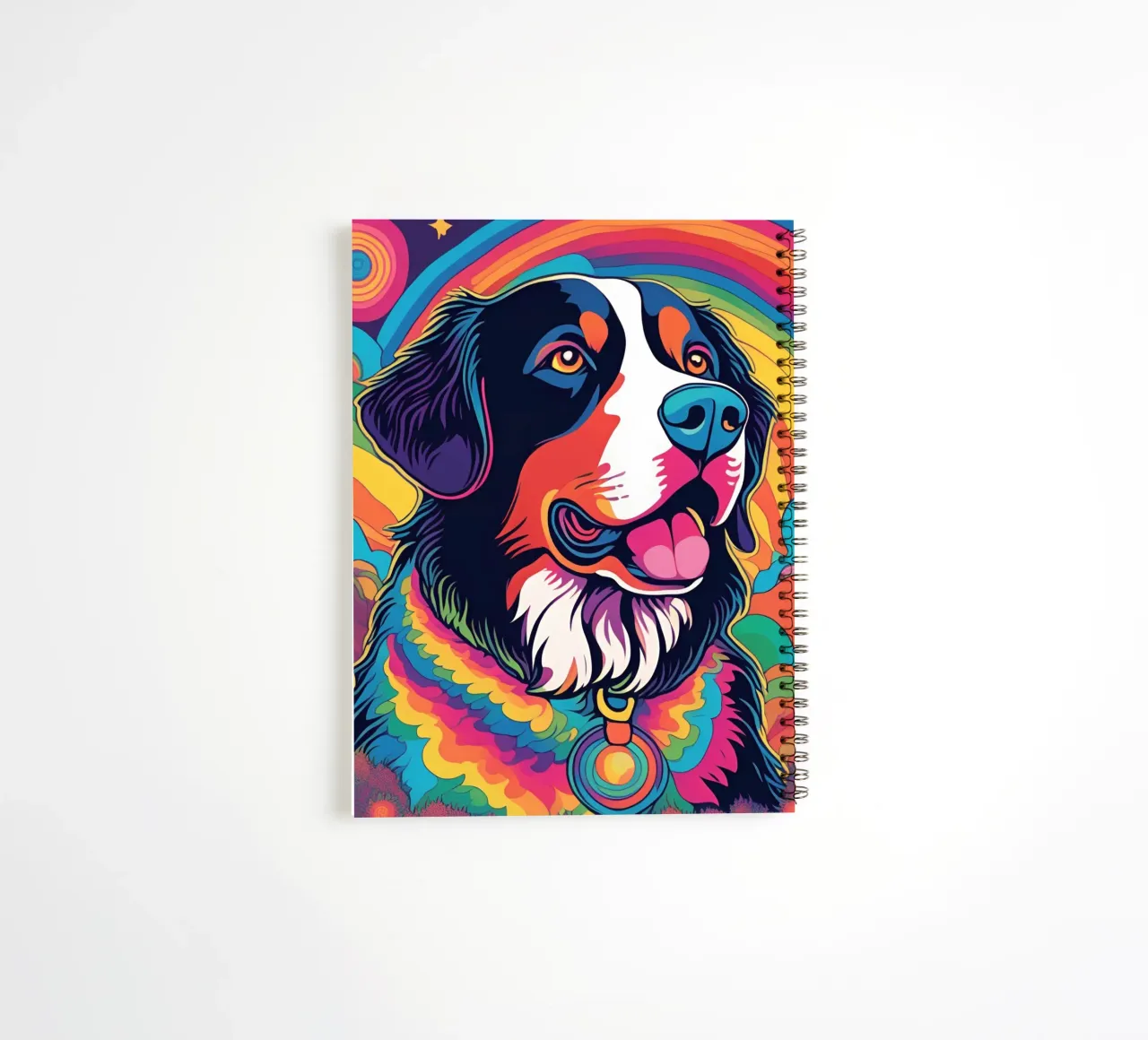 Bernersennen in Bunt #12 spiral notebook by Yumis.Beargang.and.Me