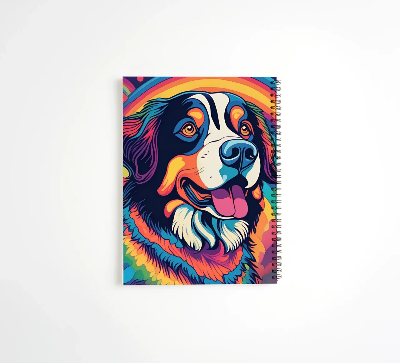 Bernersennen in Bunt #13 spiral notebook by Yumis.Beargang.and.Me