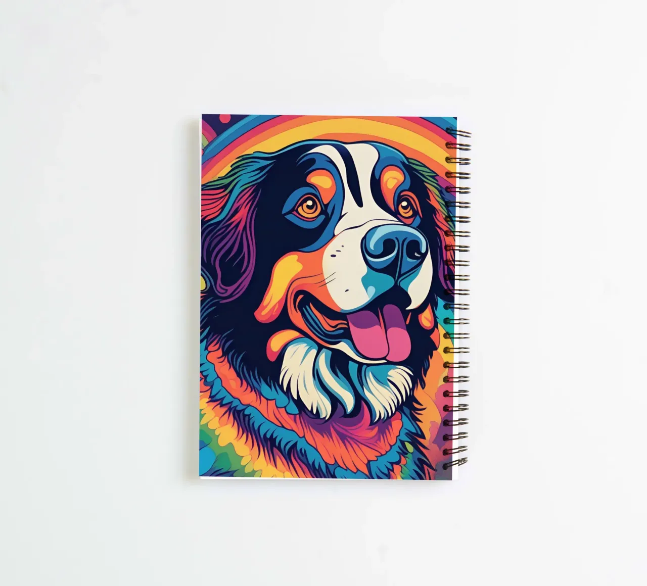 Bernersennen in Bunt #13 spiral notebook by Yumis.Beargang.and.Me
