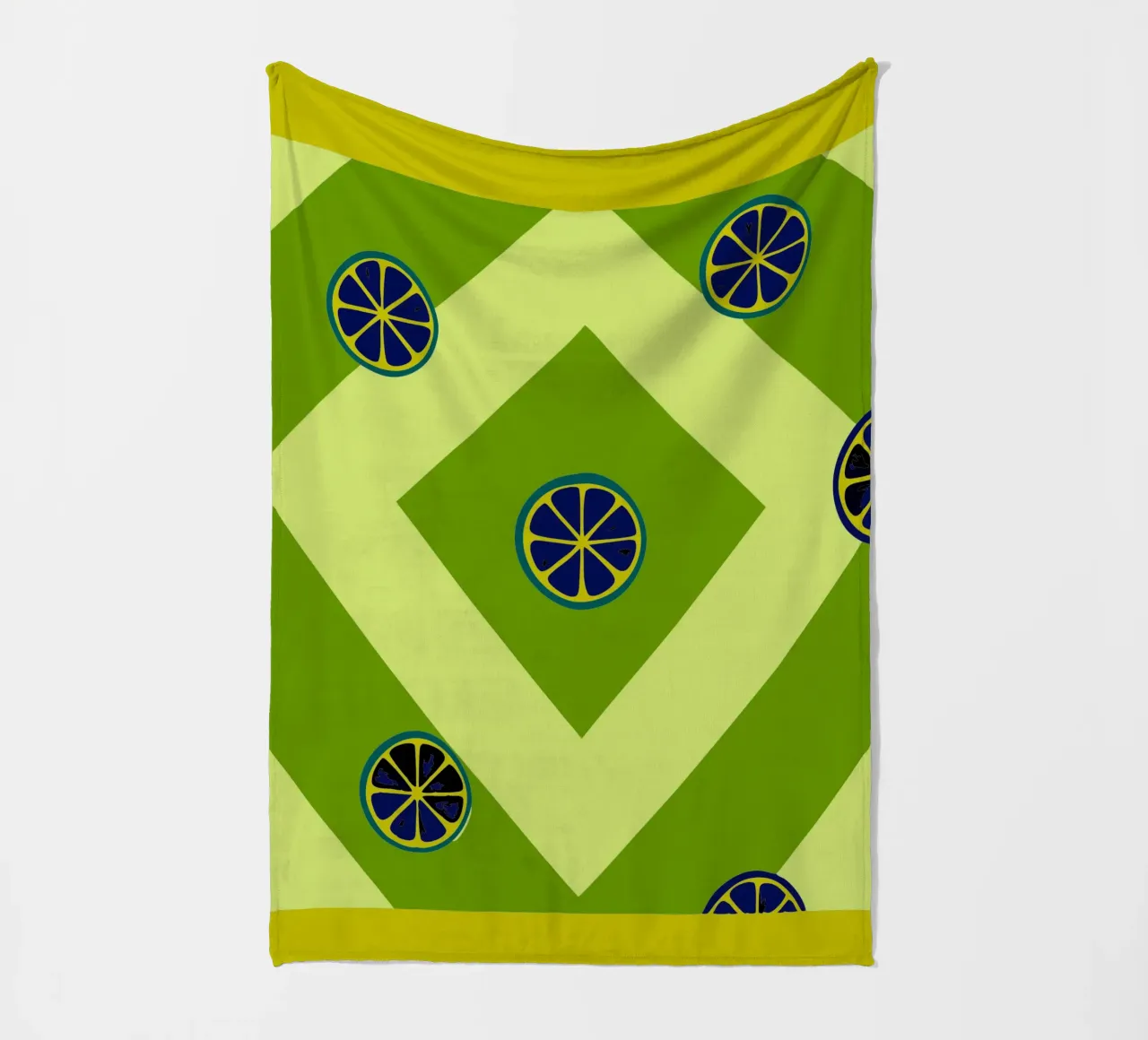 Frutta verde arancione coperta in pile da TODAY'S SHOP