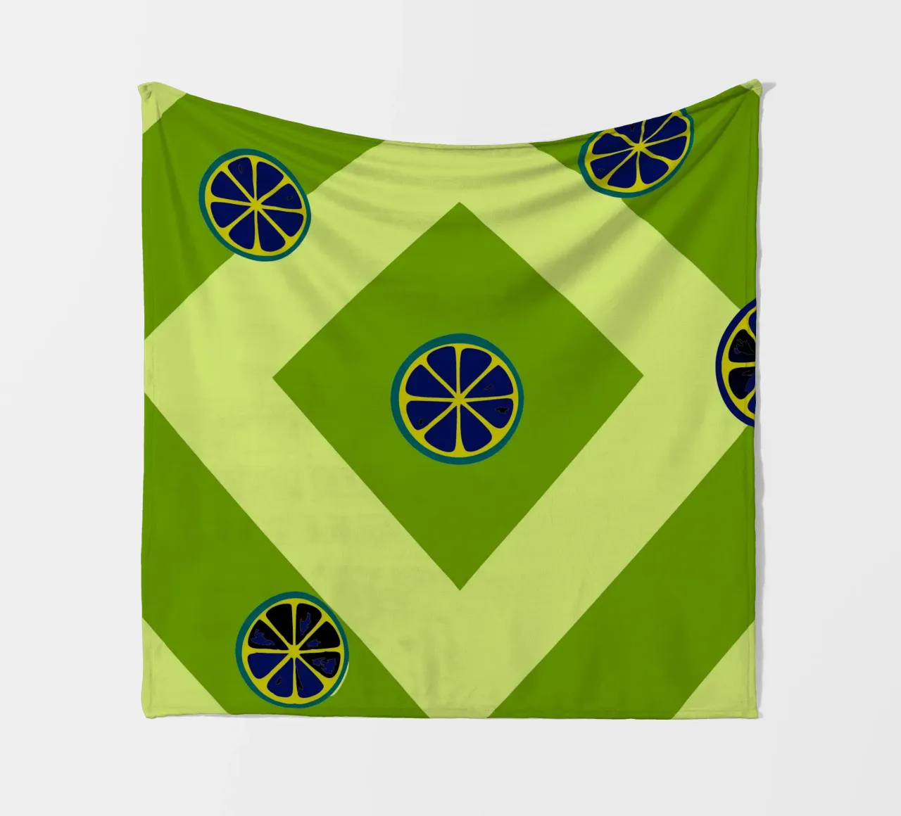 Frutta verde arancione coperta in pile da TODAY'S SHOP