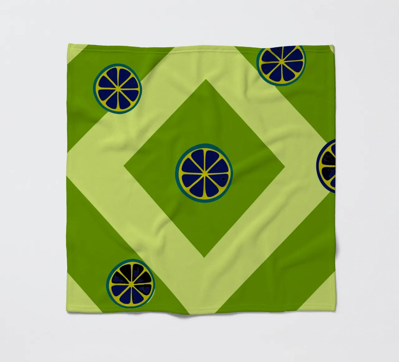 Frutta verde arancione coperta in pile da TODAY'S SHOP