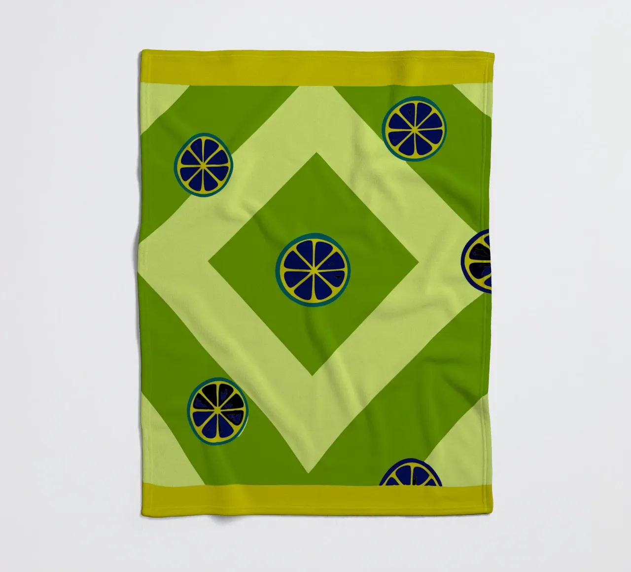 Frutta verde arancione coperta in pile da TODAY'S SHOP