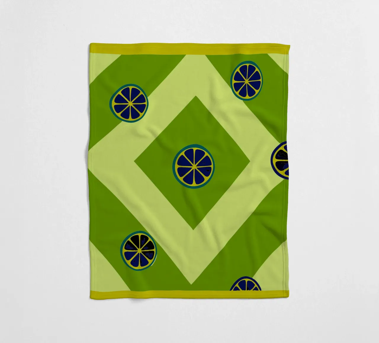 Frutta verde arancione coperta in pile da TODAY'S SHOP
